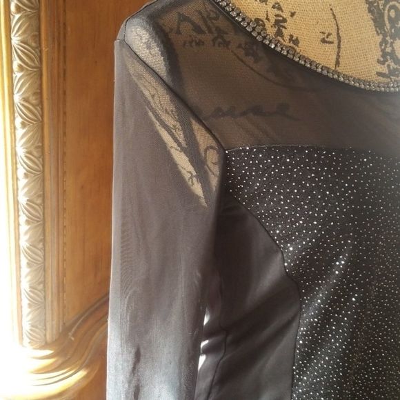 Ny collection evening dress. Bling & sparkle - Picture 3 of 13